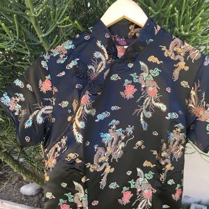 Traditional cheongsam Dress // Vintage